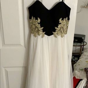 long white formal dress